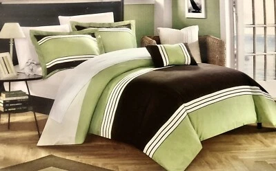 == Chic Home Design Madison 4 PC Duvet Set King Cover 2 Shams 1 Pillow DS1137 - Image 1 of 3