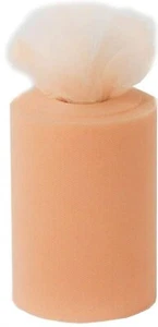 Pfirsich Tüll Stoff Rolle 100 Yards Spule Hochzeit Schleife Dekoration Party  - Bild 1 von 1