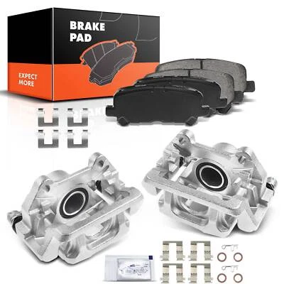 6x Rear Brake Caliper & Brake Pads for Acura MDX 2007-2013 ZDX 2010-2013 V6 3.7L - Image 1 of 4