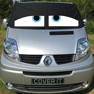 Renault Screen Cover Traffic Primastar Vivaro Van Window Windscreen Eyes Frost - Picture 1 of 6