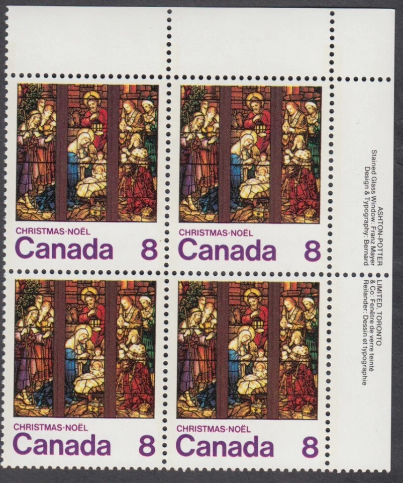 Canadá - Bloque de platos de Navidad #697 - MNH Foto 1 de 1