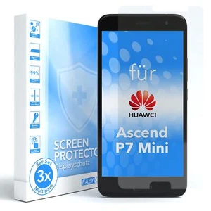 EAZY CASE 3x Szkło ochronne na wyświetlacz do Huawei Ascend P7 Mini Szkło ochronne Folia szklana 9H - Zdjęcie 1 z 5