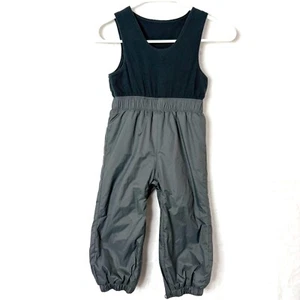 Columbia Fleece Snowsuit One Piece Winter Bib Jumpsuit Baby Unisex 3T Gray - Picture 1 of 5