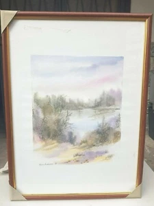 Karin Andersen - ohne Titel - 63x48 cm Gemälde Lithographie signiert - Bild 1 von 6