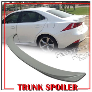 Matte Black Fit For Lexus IS250 IS350 IS300h F Sport F Type Trunk Wing Spoiler - Picture 1 of 1