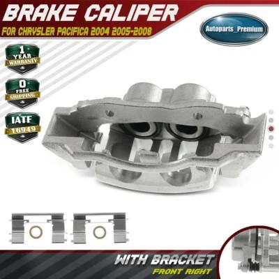 Front Right Brake Caliper W/ Bracket for Chrysler Pacifica 04-08 Phenolic Piston Foto 1 de 4