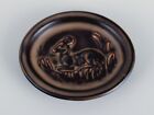 Knud Kyhn (1880-1969) for Royal Copehagen. Small ceramic dish with a deer