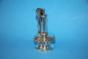 Silver lated Art Deco Vintage Petrol Table Lighter Ronson Decanter 1940's - Picture 1 of 13