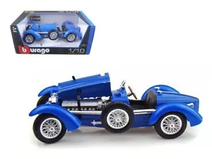 Bugatti Type 59 1934 azul 1/18 modelo de coche diecast de Bburago - Imagen 1 de 1