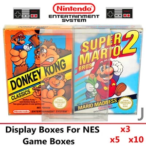 Thick GAME BOX PROTECTORS Cases For Nintendo Entertainment System NES BOXED - Picture 1 of 7