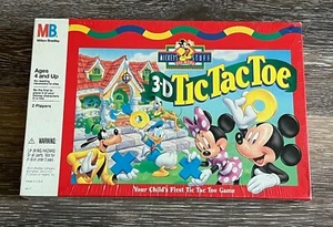 Vintage Milton Bradley Mickey Mouse Mickey's 3D Tic Tac Toe Game 1993 Sealed NEW - Picture 1 of 4