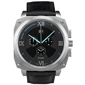Egard Chronobeast Alarm Limited Edition 50 Stck. Swiss Made Edelstahl schwarz - Bild 1 von 2