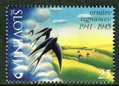 294 - SLOVENIA 2000 - Return of Exiles 1941 - 1945 - MNH Set - Image 1 of 2