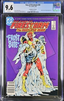 Fury of Firestorm #20 Canadian Price Variant Death of Killer Frost CGC 9.6 1984 - Image 1 of 4