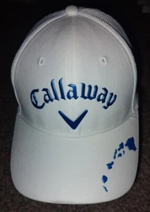 Callaway Golf Kapalua Trucker Mesh Snapback White Hat OS - Picture 1 of 12