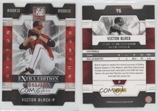 2009 Donruss Elite Extra Edition Status /100 Vic Black Victor Black #75