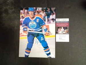 Wayne Gretzky & Denis Savard (Double Side) Signed Color Photo JSA -1 # - Picture 1 of 5