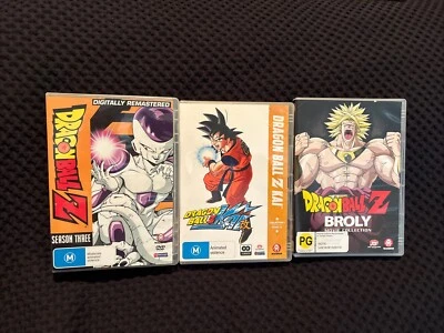 Dragonball Z - DVD 3 Lot - Season 3, Broly Movies and Kai - Region 4 Anime - Image 1 of 4