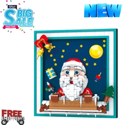 🎁Buliding Blocks Christmas Photo Frame  1070 PCS Set Brain Game Bricks Toys Kit - Image 1 of 4