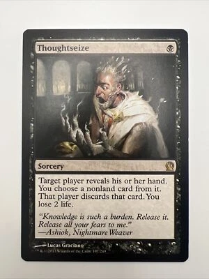 Magic The Gathering: Thoughtseize - Theros (THS) Rare M/NM MTG Magic - Image 1 of 2