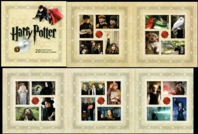 [OOS] US #4825-4844 MNH Booklet 2013 Wizard Harry Potter [BK307 BC279] - Image 1 of 3