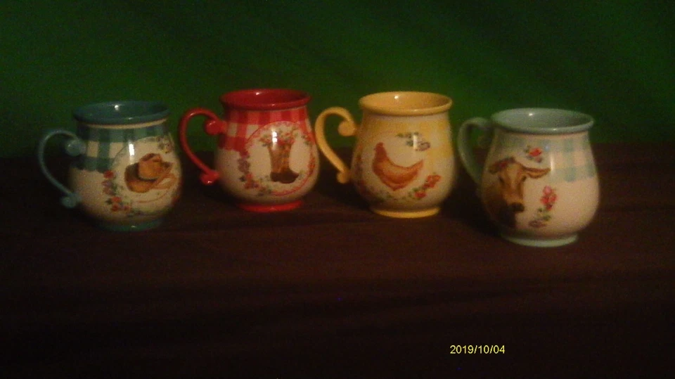 先锋女士乡村咖啡杯4件套 — 第 1/4 张图片