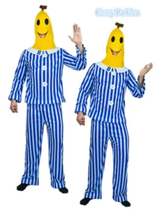 BO-D3 Adult Bananas in Pyjamas B1 Costume TV Show Time Costume - Picture 1 of 4