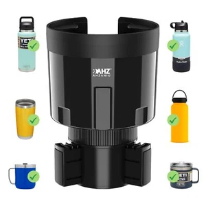 Car Cup Holder Expander Adjustable Base for 10-40 oz Large Drink Cups - Picture 1 of 6