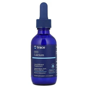 Calcio iónico líquido Trace Minerals (200 mg) 59 ml UK STOCK - Imagen 1 de 2