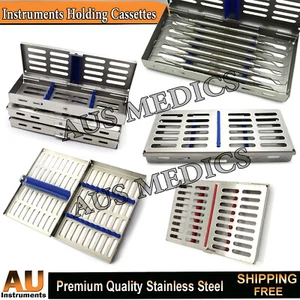 Caja rack casetes de esterilización autoclave quirúrgica dental para instrumentos CE - Imagen 1 de 6