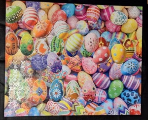 White Mountain Easter Eggs - 1000 pc Complete Jigsaw Puzzle Made In The USA#1669 - Picture 1 of 24