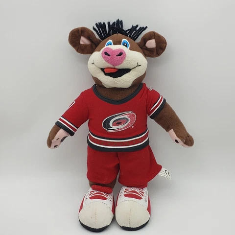 Carolina Hurricanes Stormy Mascot 12" Plush Figure In Red Mascot Factory Cover