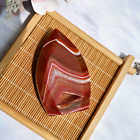 3" Natural Druzy Geode Carnelian Free Form Pointed Tower Reiki Energy Room Decor