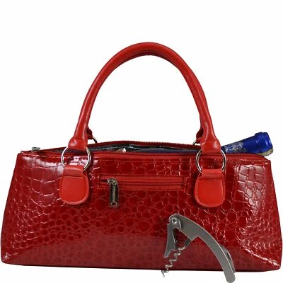 Wine Clutch Croc Design - Image 1 of 4