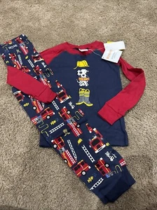 NWT Gymboree Fire Truck Pup Sleep Boys Pjs Size 6 - Picture 1 of 1