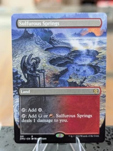 Sulfurous Springs (Borderless) Dominaria United Regular Magic the Gathering MTG - Picture 1 of 5