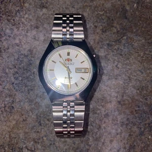 Mens Watch Orient 3 Star Crystal 21 Jewels white Dial Automatic Ref:469wB2-65 - Picture 1 of 4