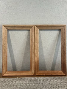Vintage Bilderrahmen Holz 2 Stück - 13” x 21” - Bild 1 von 5