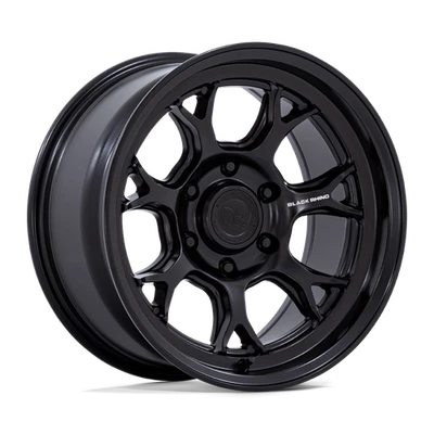 5 llantas Rhino Etosha negras mate de 17 pulgadas para Jeep Wrangler JK JL NUEVAS Foto 1 de 4