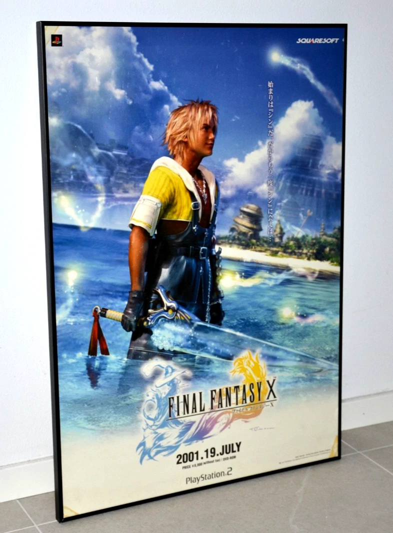 FINAL FANTASY ポスター Final Fantasy X Promo Ad Poster - Japan