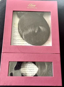 Luxy 100 % Echthaar 22 Zoll schokobraun Farbe 2 Clip-In Extensions neu versiegelt - Bild 1 von 11