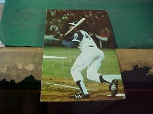 1974 Hank Aaron Team Issued Atlanta Braves 715th Home Run Postcard - Picture 1 of 7