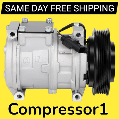AC Compressor For 1996 1997 1998 1999 2000 Dodge Caravan 2.4L - Image 1 of 3