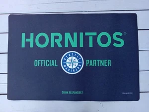 HORNITOS OFFICIAL PARTNER SEATTLE MARINERS MAN CAVE FLOOR RUBBER BAR MAT - Picture 1 of 6