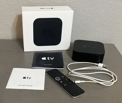 Apple TV MR912LL/A A1625 4th Gen 32GB 1080p HD Media Streamer Open Box - Image 1 of 4