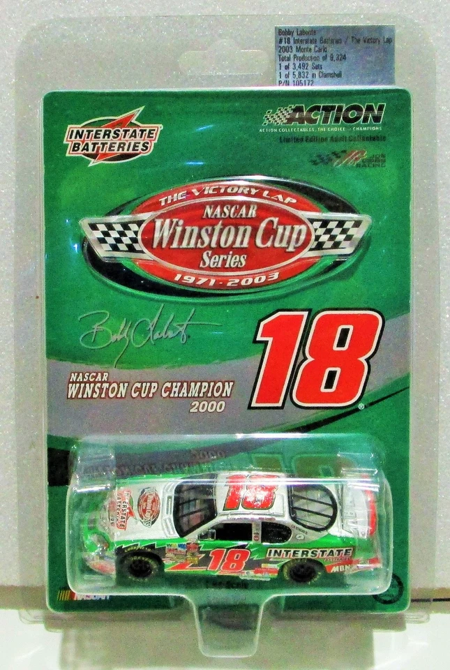 2003 1:64 victory lap #18 bobby labonte interstate batteries 2000 champion chevy - Image 1 of 1