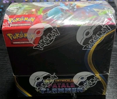Pokémon Mega-Entwicklung Fatale Flammen 36er Booster Display Deutsch - geöffnet - Bild 1 von 2