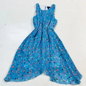 TOMMY HILFIGER Sleeveless T-Shirt Dress  Blue WGirls Size M 8-10 - Picture 1 of 10