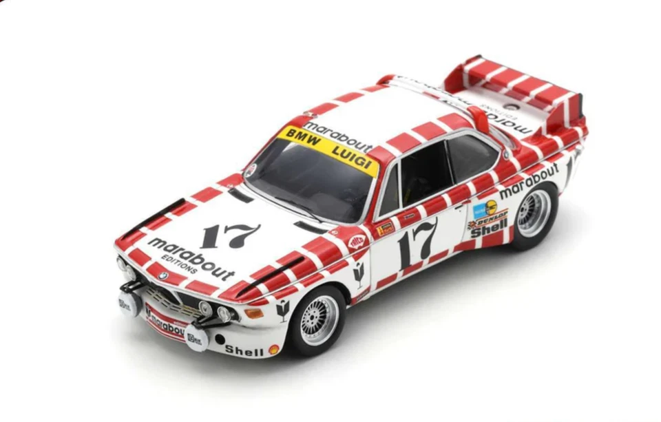 1/43 BMW CSL #17 24H SPA 1973 XHENCEVAL BRAILLARD SPARK SB038 RARE - Immagine 1 di 1