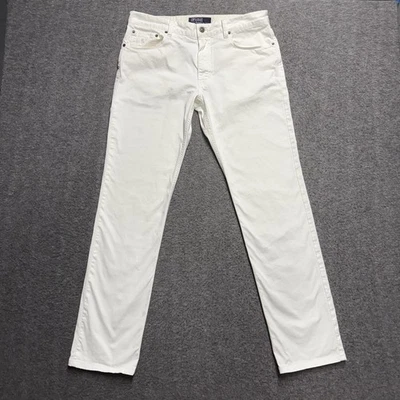 Polo Ralph Lauren Chinos Mens 34x31* White Stretch Tailored Slim Fit Authentic - Image 1 of 4